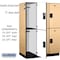 Salsbury Industries 2 Tier Designer Locker, 54"Wx76"Hx24"D, 6 Door, Maple 18-22364MAP - alternate 4